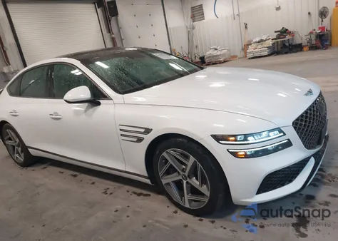 2023 Genesis G80 2.5T Awd из США, поврежденный, VIN KMTGA4SCXPU156853